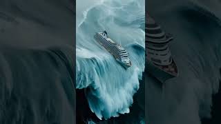 Cruise Ship vs Epic Tidal Waves You Wont Believe What Happens [upl. by Reivaj]