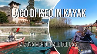 Lago di Iseo in kayak lanello Clusane  Sarnico  Iseo  Clusane con la Seawave [upl. by Prober]