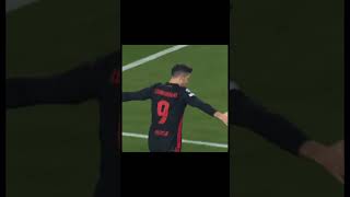 Robert lewangoalski barcelona footballedit robertlewandowski shorts [upl. by Donica625]