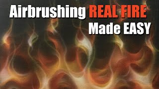 How to Airbrush Quick Real Fire [upl. by Imim]