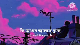 ki agun jolse buke কি আগুন জ্বালছে বুকে Nobel men slowed amp reverb lofi [upl. by Barrow]