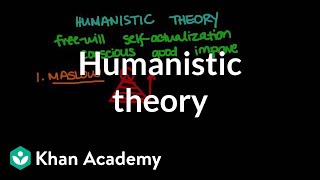 Humanistic theory  Behavior  MCAT  Khan Academy [upl. by Inalaek802]