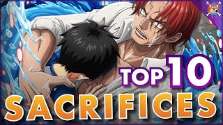 TOP 10 DES SACRIFICES DE ONE PIECE   Les Héros    One Piece TOP 10 [upl. by Scholem]