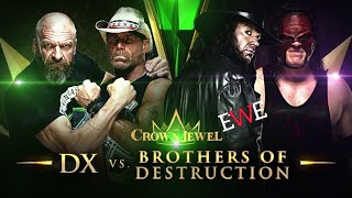 DGeneration X vs The Brothers of Destruction Crown Jewel 2018  Elite Wrestling Entertainment [upl. by Finzer]