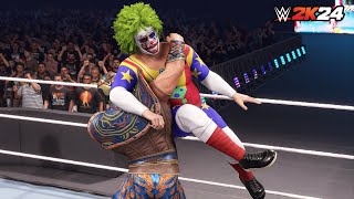 WWE 2K24 DEVIL VS JOKER  NO HOLDS BARRED MATCH [upl. by Mcdougall]