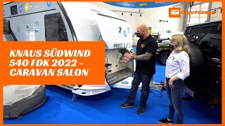 Knaus Südwind 540 FDK Modell 2022  Wohnwagen für 4 Personen mit Etagenbett  Caravan Salon 2021 [upl. by Ynafit19]