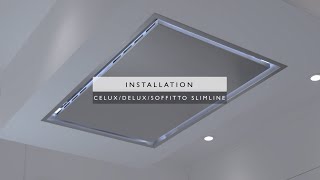 How to install Ceiling Cooker Hood  Luxair Brushless Motor Installation Guide [upl. by Onek456]