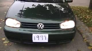 1999 Volkswagen Golf TDI Startup Engine amp In Depth Tour [upl. by Gregor]