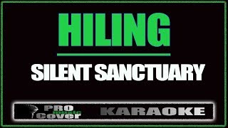 Hiling  SILENT SANCTUARY KARAOKE [upl. by Ardnnek]