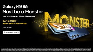 Sponsored  Galaxy M15 5G  Sale is live  Samsung [upl. by Pesek]