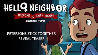 Petersons Stick Together  Season 2 Reveal Teaser HelloNeighbor Cartoon frame by frame matpat [upl. by Ybroc]