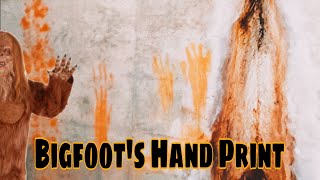 Bigfoots handprint was found in a tunnel system [upl. by Anailuj23]