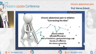 Chronic Abdominal pain Prof Marwa Eldeeb [upl. by Elder]