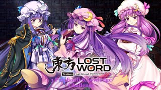 Touhou LostWord  3 Patchouli Knowledge Challenge [upl. by Edieh]