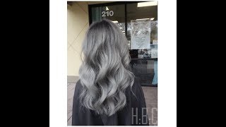 Redken grey tone with shadow root [upl. by Darnell]