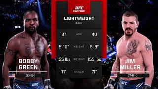 FULL FIGHT  Bobby Green Vs Jim Miller UFC 300 [upl. by Anile]