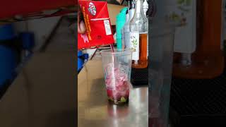 mojito mocktail  cranberry Shortviralshorts 😋🍹 [upl. by Smada]