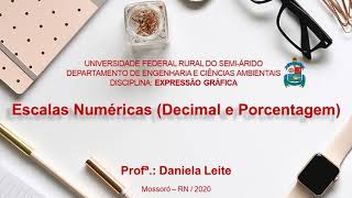 Escalas NuméricasFormatos Decimal e Porcentagem [upl. by Loris663]