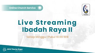 Ibadah Raya II  Minggu 30 Juni 2024  Berkaryalah Roh Kudus  GPdI Tiberias Bogor [upl. by Coralie]