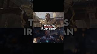 Thanos vs Iron Man marvel dc ironman thanos vs [upl. by Wendelina]