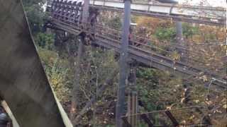 Alton Towers  Nemesis  Never use camera or mobile on that ride Scarefest12 [upl. by Heigho639]