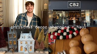 2023 CHRISTMAS DECOR SHOPPING  HAUL  what to buy from CB2 Target HomeGoods and more [upl. by Otir]