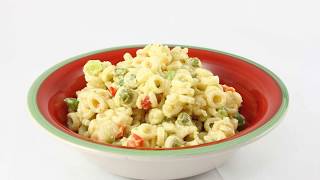 Recette  Salade de macaroni et petits pois [upl. by Hamal]