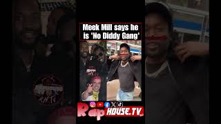 Meek Mill says he is ‘No Diddy Gang’ from now on😳🗣️ [upl. by Anastasie]