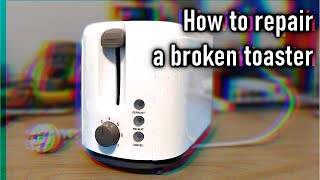 Repairing a Toaster that wont stay on  Fixing a broken Anko Kmart toaster [upl. by Ecinrahs]