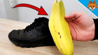 DESHALB solltest du deine Schuhe mit einer Bananenschale ABREIBEN 💥 [upl. by Moht144]