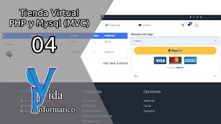 04 Tienda virtual PHP y MySQL  listar categorias [upl. by Yeniffit]