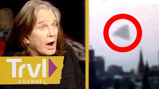 Ozzy Sees Real UFO and Can’t Believe His Eyes  The Osbournes Want to Believe  Travel Channel [upl. by Enairb303]