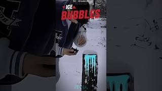 Bubbles that become ice balls shorts satisfying [upl. by Marcela]