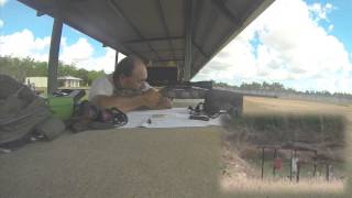 Sauer 202 Yukon 300wm shooting at 300m gong [upl. by Fanni]