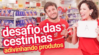 QUEM É BOM DE PALPITE 🤔 DAVI E RENATA VÃO DECORAR QUE PRODUTOS TÊM NA CESTINHA [upl. by Oirram]