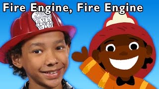 Fire Engine Fire Engine and More  Mother Goose Club Songs for Children [upl. by Nakre]