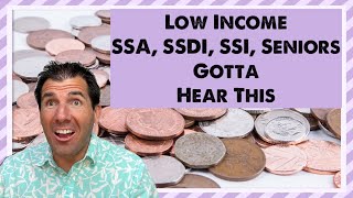 Low Income SSA SSDI SSI  You’ve Gotta Hear This [upl. by Marianna]