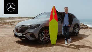 Der neue EQE SUV Matthias Malmedie testet den vollelektrischen Allrounder [upl. by Ahaelam83]