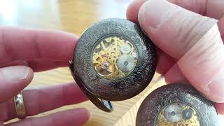 How to Wind a Pocket Watch by Pocket Watch Purveyor [upl. by Ynogoham591]