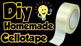 Diy Cellotape  How to make Cellotape at homeHomemade diy transparent tapeCellotape Making at home [upl. by Einnahc]