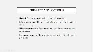 Inventory Systems [upl. by Lorrimer]