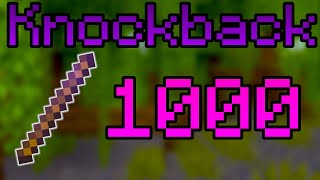 How to get a Knockback 1000 Stick in Minecraft Bedrock 120 [upl. by Harim]