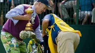 Bill Murray steals Ryder Cup [upl. by Nitaj]