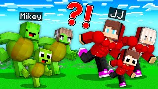 STRONG FAMILY Speedrunners vs FAT FAMILY Hunters  JJ vs Mikey in Minecraft Maizen [upl. by Nomrac]