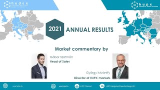 HUPX and HUDEX power markets  review of 2021 [upl. by Etteloc]