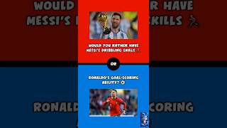 Would You Rather Football Legends Edition  Messi vs Ronaldo Beckham vs Pirlo ⚽ [upl. by Batholomew]