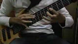 幻想即興曲6 String Bass Tapping  6弦ベース タッピング [upl. by Asssilem]