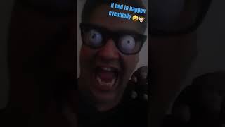 It had to happen eventually 🤣🐵 chucklehead georgethorogood funny song bad bones reaction [upl. by Einnaej]