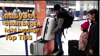 EasyJet Cabin Bags and Hold Luggage Top Tips to Board with Your Bags [upl. by Anahcar]