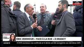 David Guiraud face à Eric Zemmour à Drancy [upl. by Eilujna]